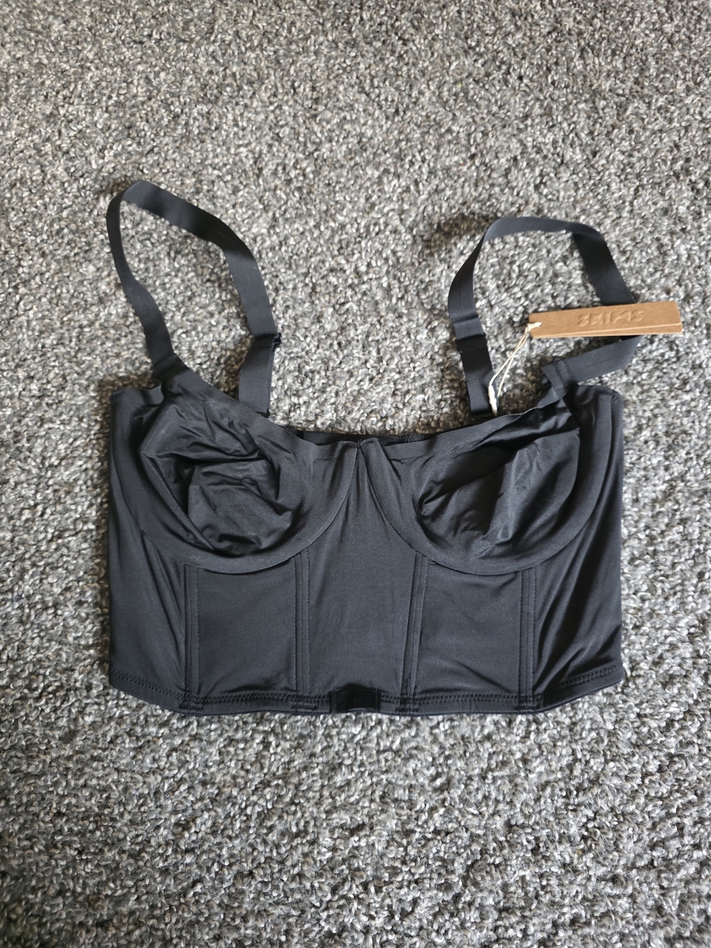 SKIMS Corset Bra Collection - Onyx